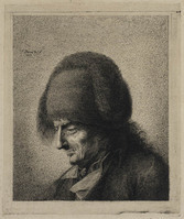 TvB G 0167
<br/>
Oude man met bontmuts, en profil
<br/>
<em>Bemme Adriaanszoon, Joannes (1775 - 1841)</em>